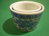 little blue-and-white pots (pair)